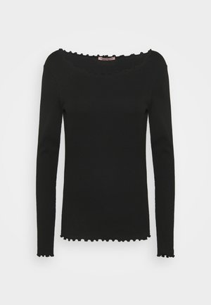 Topper langermet - black
