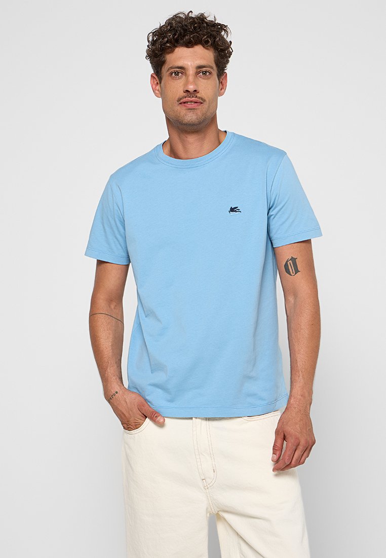 ETRO T-shirt basic lichtblauw ETRO T-shirt basic lichtblauw