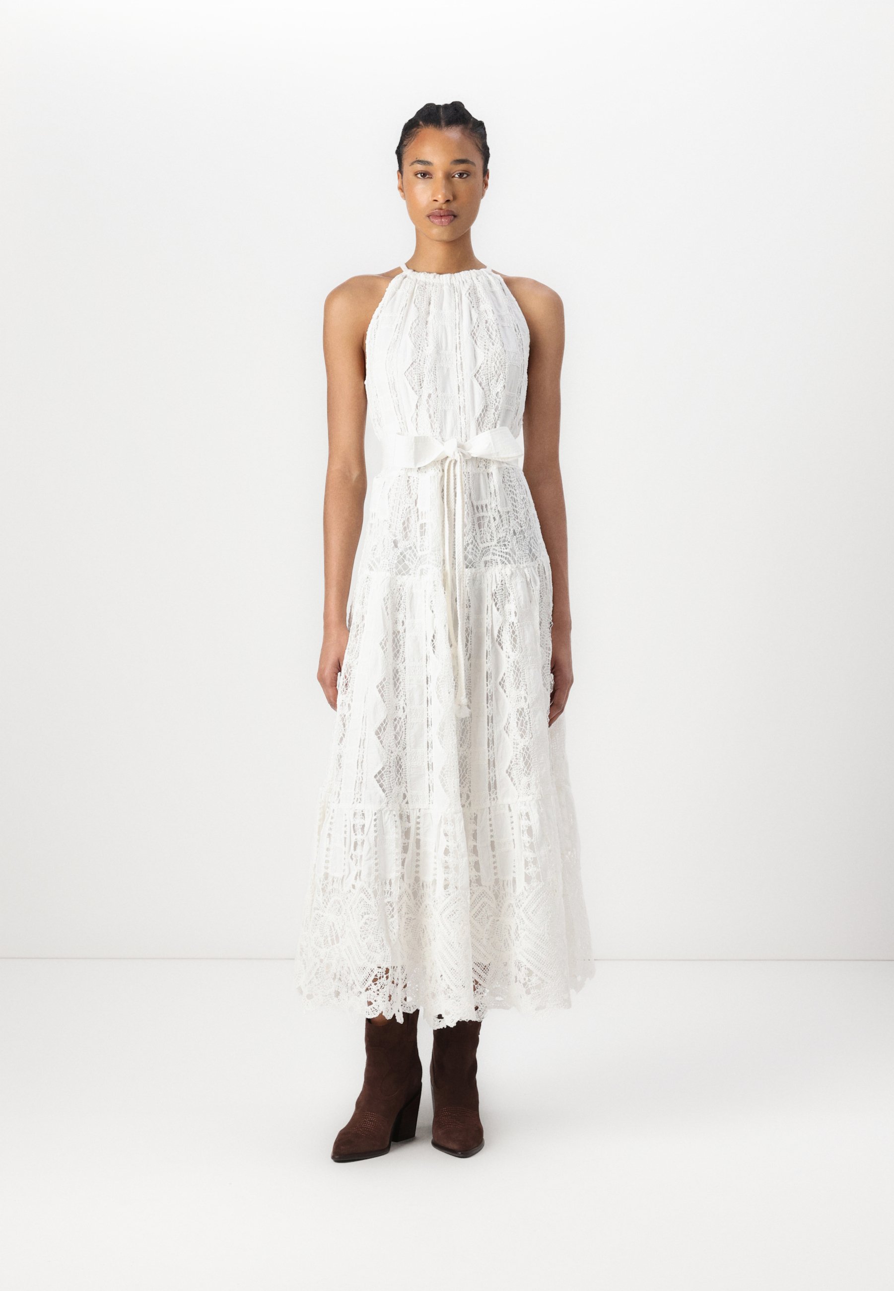 ワンピース PINKO 'La Cura' dress White Pinko LA CURA ABITO - Jurk - white/wit - Zalando.nl