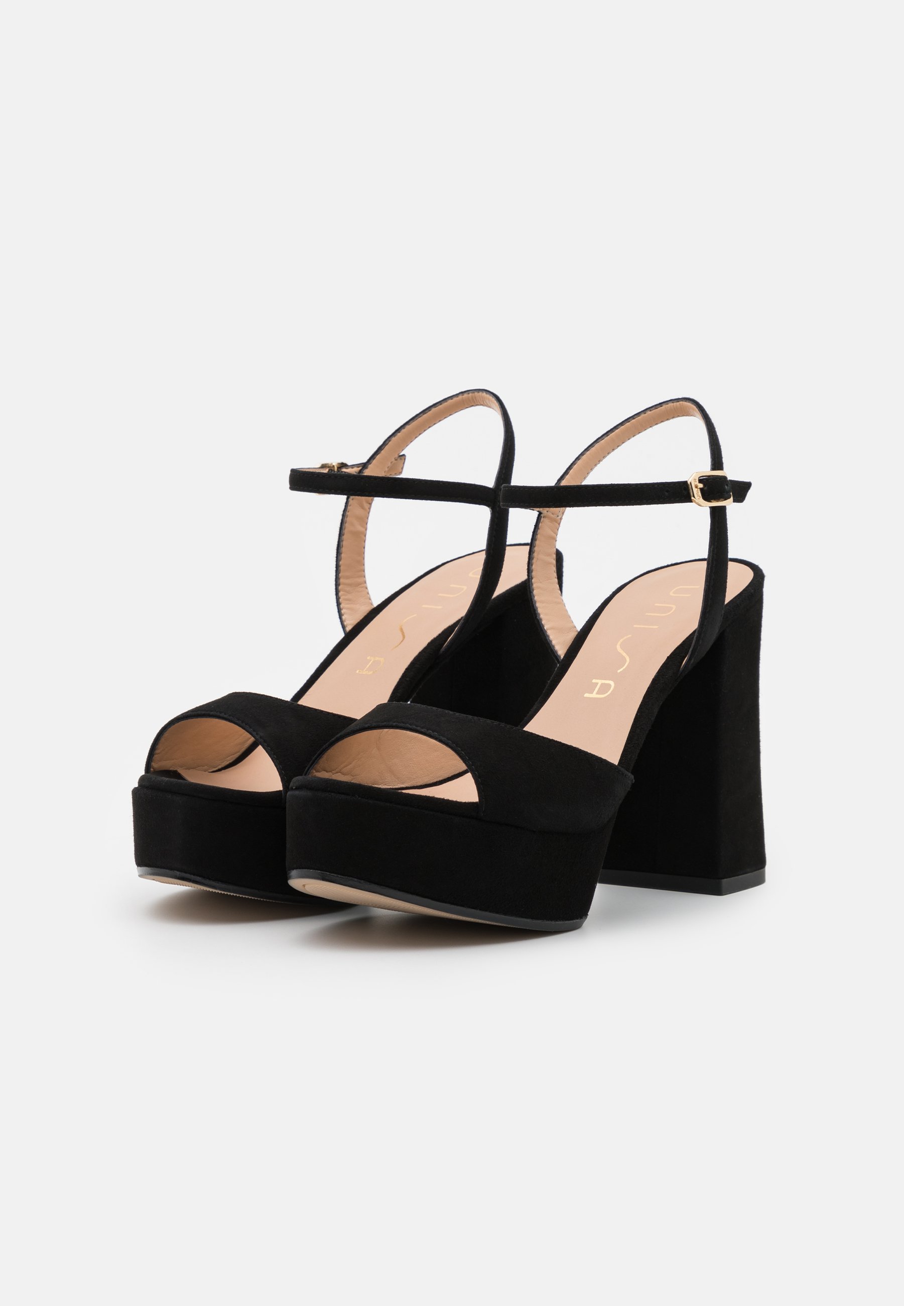 Unisa VEGARA - Sandalias con plataforma - black/negro - Zalando.es