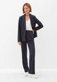 s.Oliver BLACK LABEL REGULAR - Stoffhose - dark navy