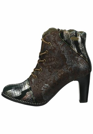 High Heel Stiefelette - bronze