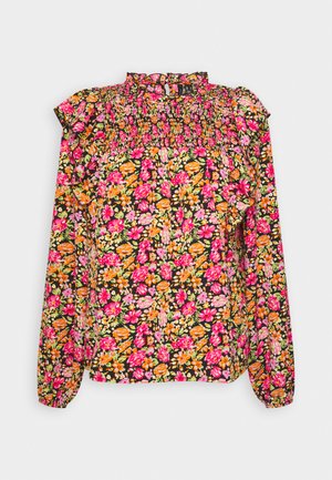 Vero Moda, VMMIA SMOCK - Μπλούζα με μακριά μανίκια - black/pink