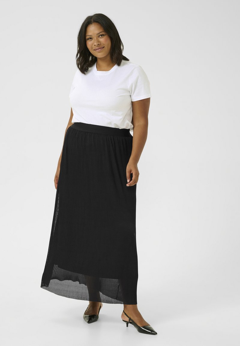 Kaffe Curve Maxirock black deep cc/schwarz Zalando