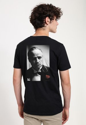 Henry Tiger THE GODFATHER CORLEONE ROSE - Print T-shirt - black