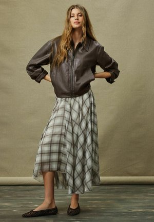 Next, Faux leather jacket - olive green