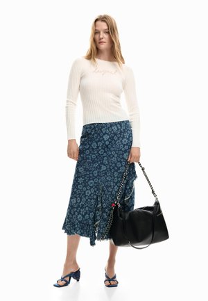 Desigual LARGE WITH LOGO CHARM - Kabelka - grey