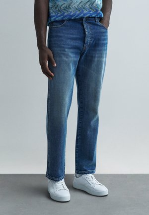 POCKET TROUSERS - Džínsy s rovným strihom - medium blue wash