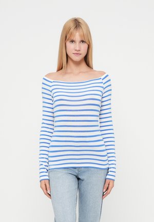 ONLLUCA BOATNECK BOX - Langarmshirt - cloud dancer