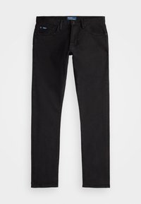 SULLIVAN SLIM GARMENT-DYED STRETCH JEAN - Slimfit džínsy - hillstone polo black