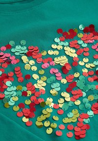 Next SEQUIN HEART - Longsleeve - green
