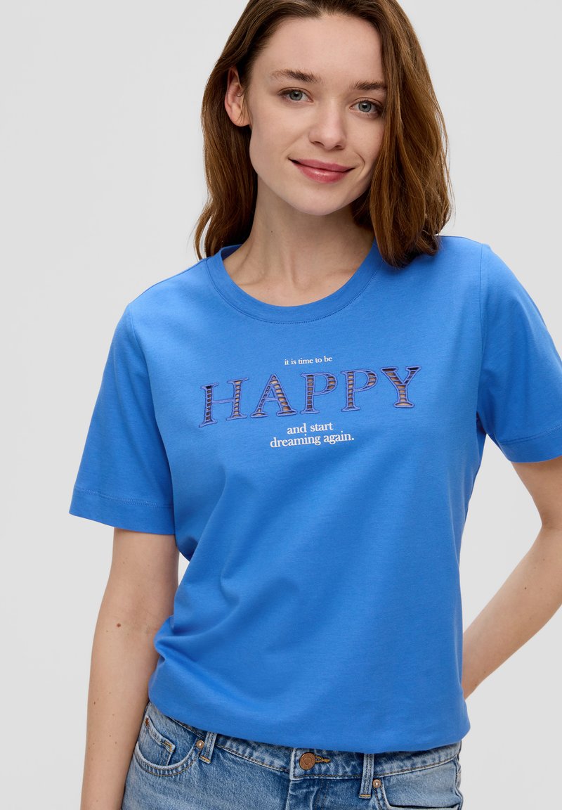 s.Oliver T-shirt print - royalblau