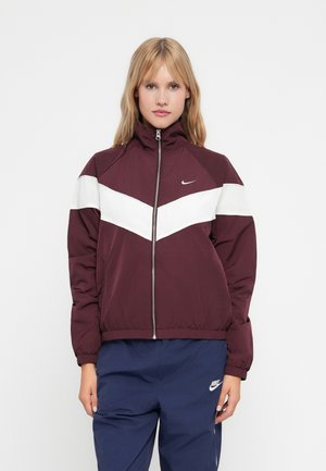Tréningová bunda - burgundy crush/sail