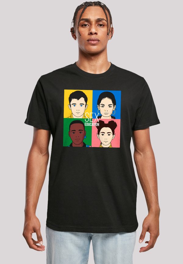 SEX EDUCATION BLUR COVER NETFLIX TV SERIES - T-Shirt print - schwarz