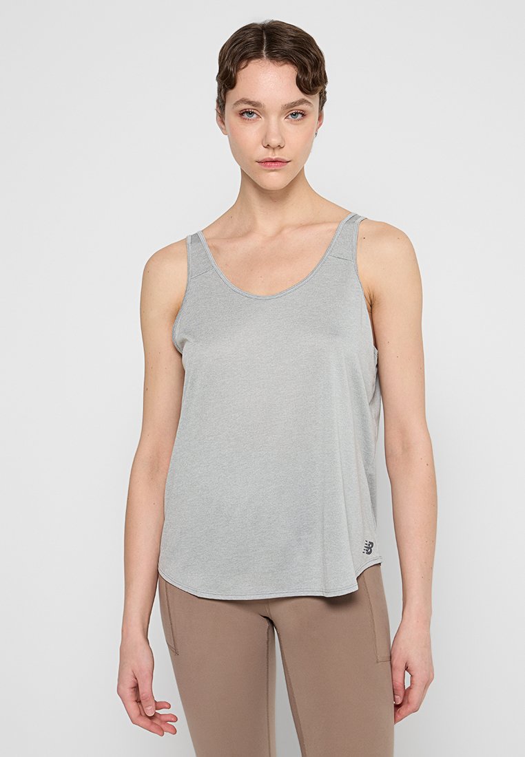 New Balance Sport T-shirt grijs