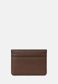 Lauren Ralph Lauren LEATHER CARD CASE - Piniginė - dark mahogany