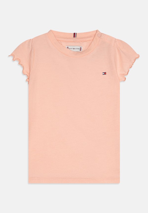 ESSENTIAL RUFFLE SLEEVE - Basic T-shirt - coral ice2