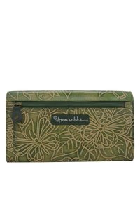 ANUSCHKA HANDPAINTED - Clutch - tooled jade