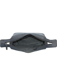 Piquadro BLACK SQUARE KULTURBEUTEL LEDER 23 CM - Toilettas - blue