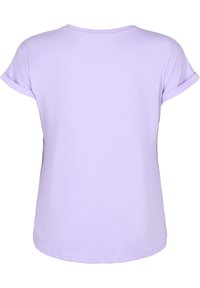 Zizzi SHORT SLEEVED BLEND - Jednoduché tričko - lavender