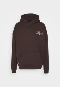 HANDWRITTEN LOGO HOODIE UNISEX - Hoodie - brown