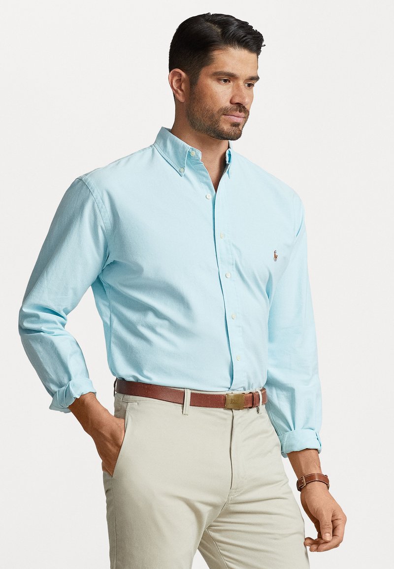 Polo Ralph Lauren Big & Tall LONG SLEEVE SPORT SHIRT - Ing - aegean blue