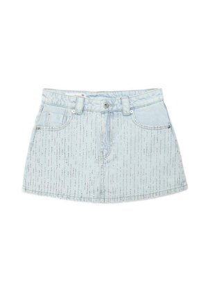 Stradivarius, A-snit nederdel - mottled dark blue
