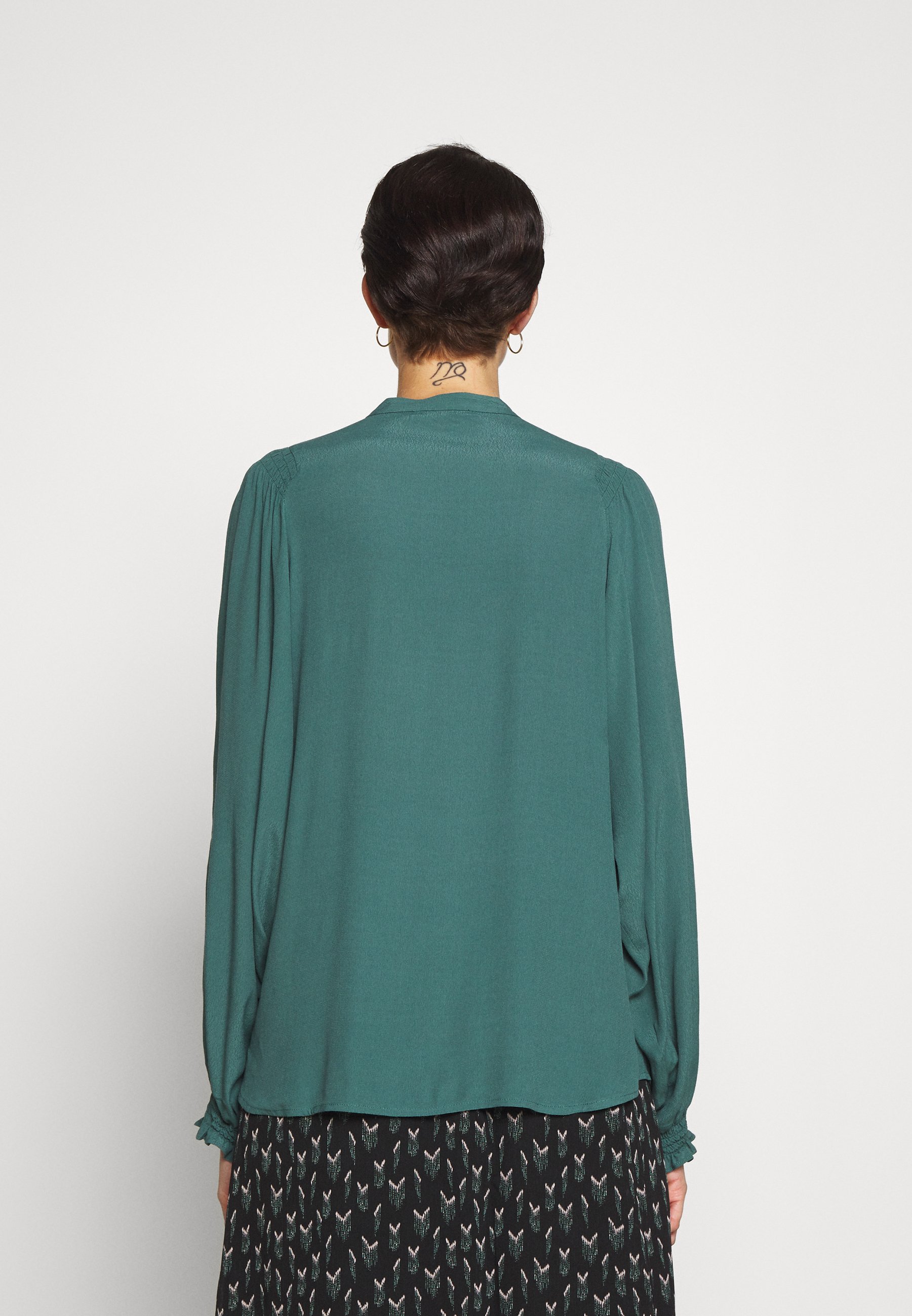 Bruuns Bazaar Lilli Kaja Blouse Fall, Women's, Size: 6, Green
