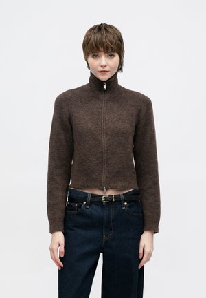 Envii BESSIE CARDIGAN - Adīta jaka - chocolate torte mel