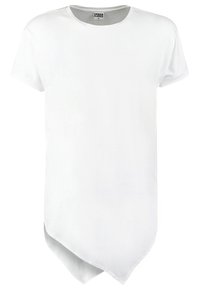 ASYMETRIC LONG TEE - Printtipaita - white