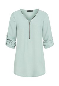 Cloud 5ive MIT TURN-UP-ÄRMELN UND ZIPPER - Bluza - green