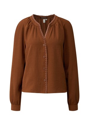 QS, BLUSE - Blouse - terrakotta