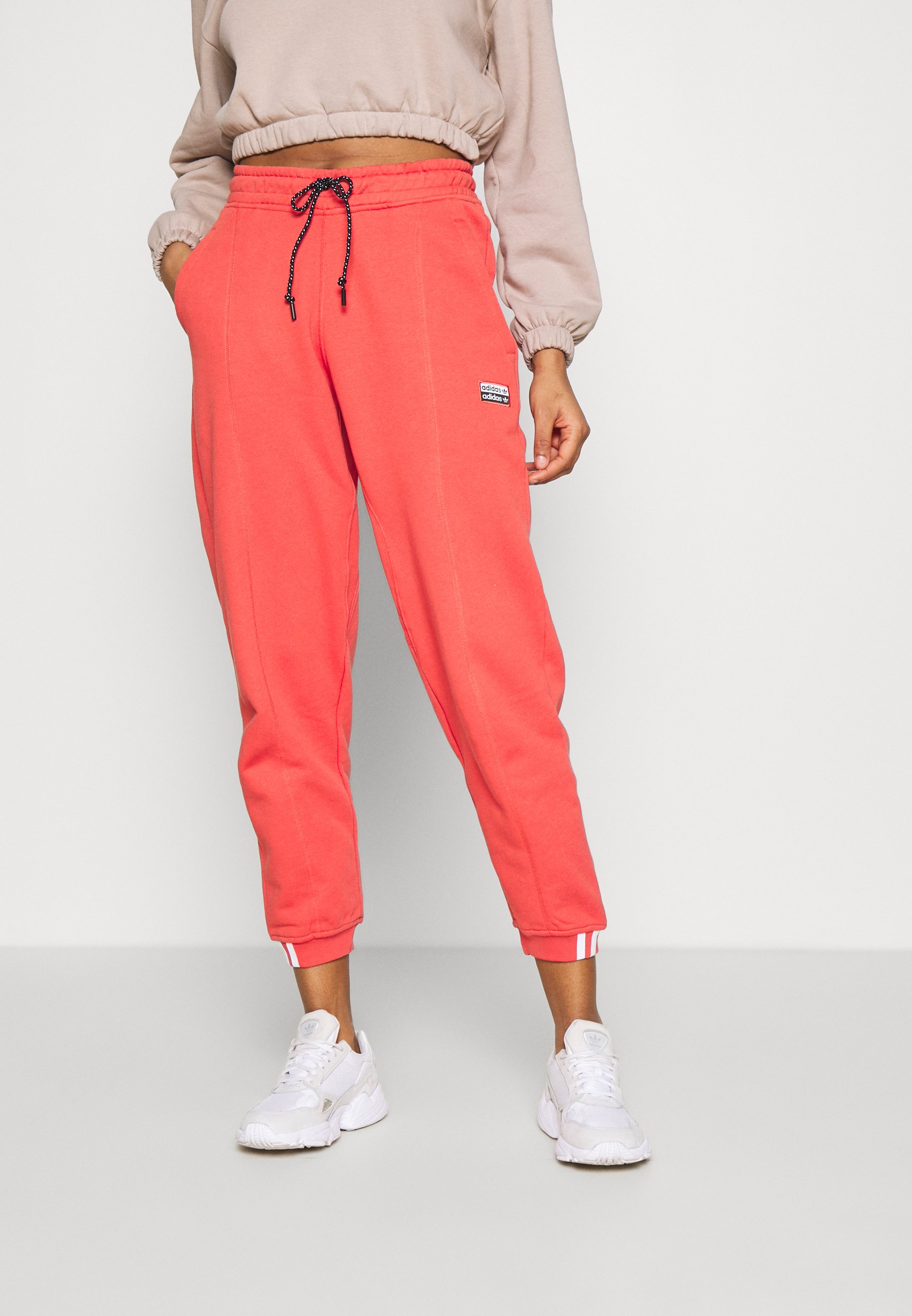 coral adidas tracksuit