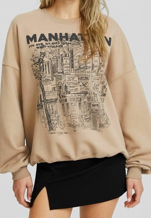 Sweatshirt - camel