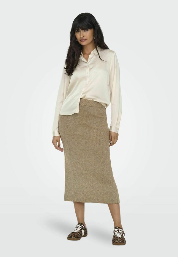 FIFI L/S SHORT AOP  - Button-down blouse - sandshell3