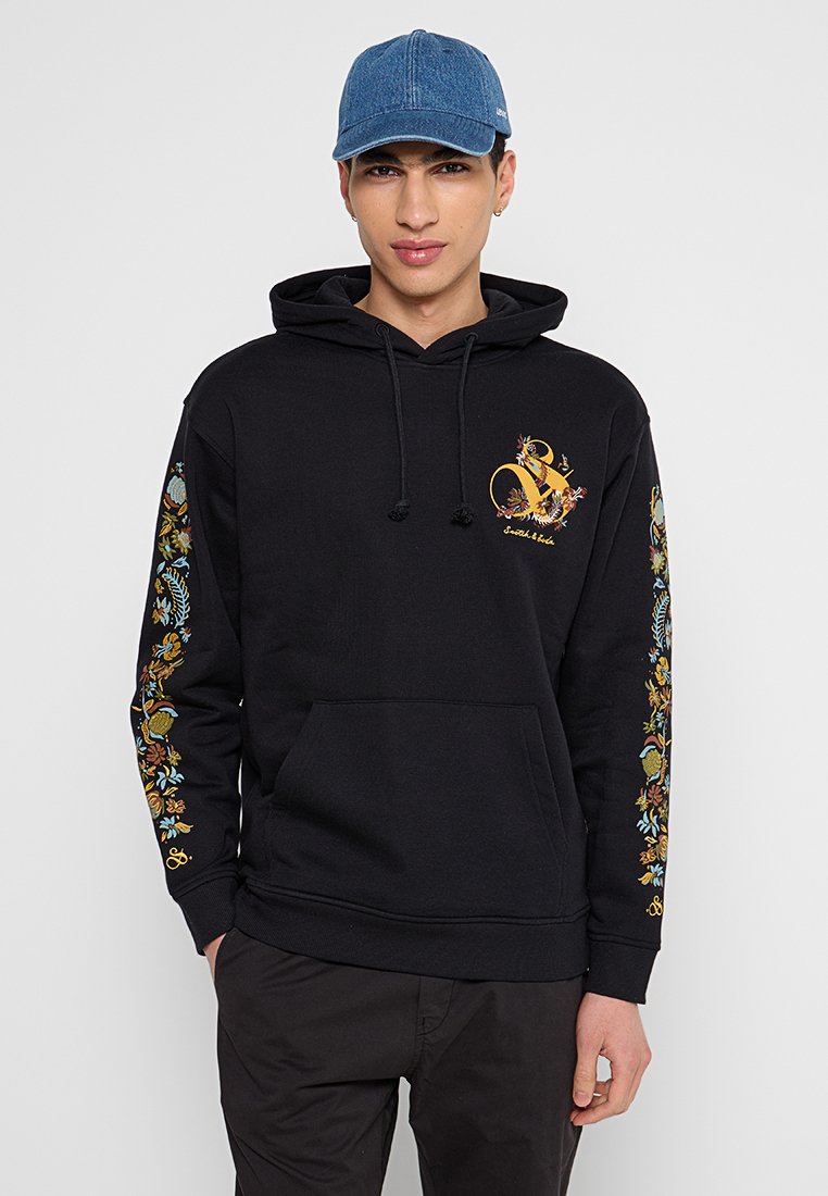 Scotch & Soda Hoodie zwart