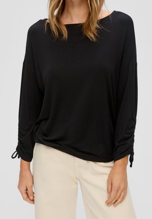 Top s dlouhým rukávem - black