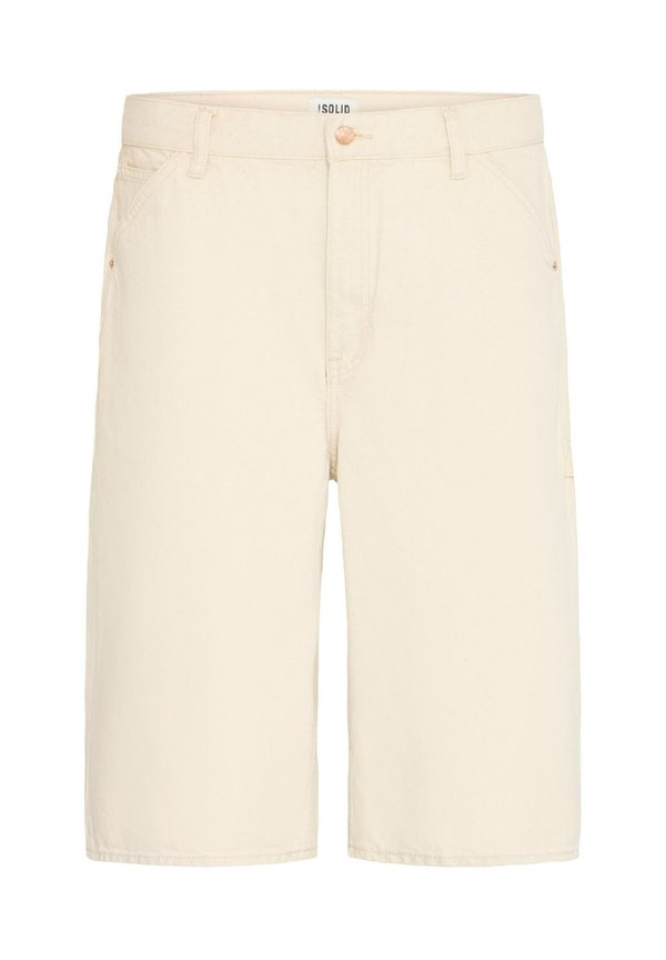 SDTOMMY STRAIGHT LEG - Denim shorts - oatmeal3