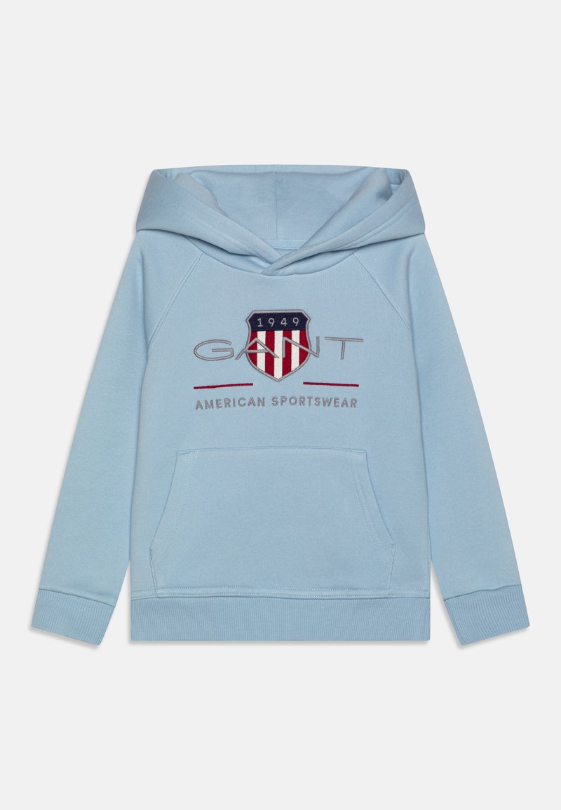 GANT ARCHIVE SHIELD HOODIE UNISEX - Jersey con capucha - toy blue