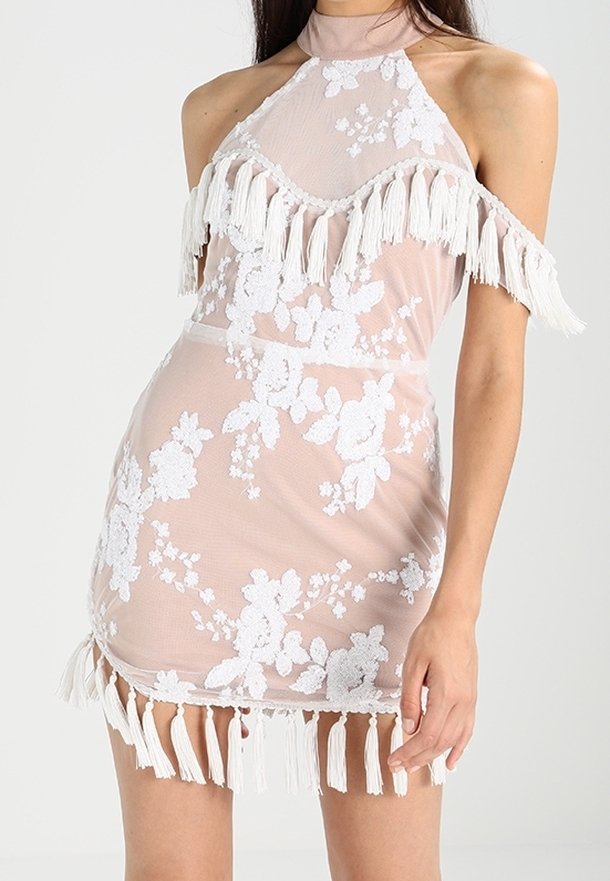 Missguided Cocktail dress / Party dress - nude - (Pre-owned) - Zalando.ie