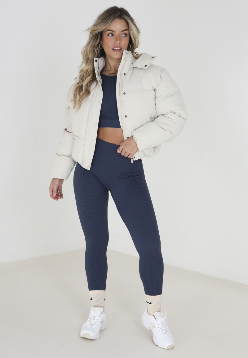 Brave Soul Winterjas crème