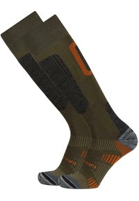 Normani MID CUT HIKERS 2 PACK - Kniestrümpfe - oliv