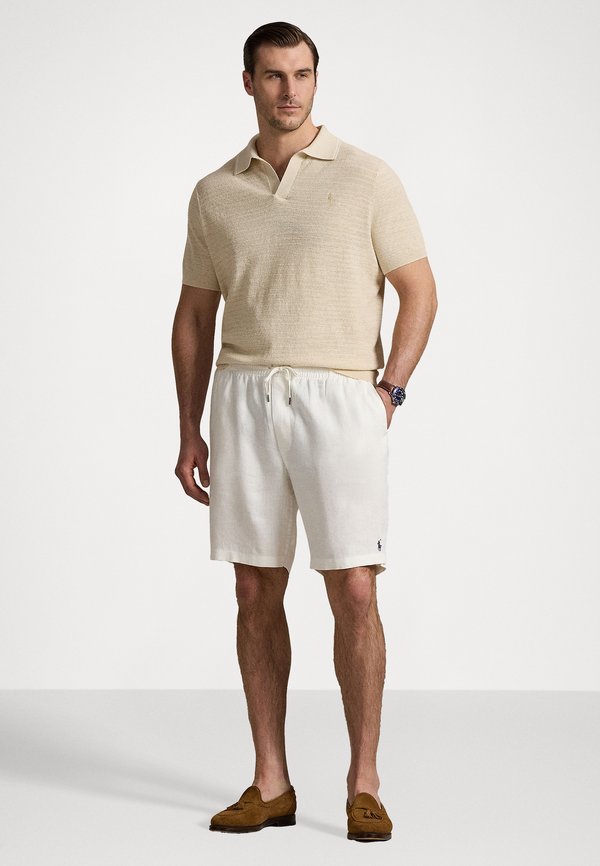 TEXTURED COTTON-LINEN SWEATER - Polo shirt - full cream2
