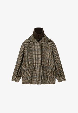 Falconeri, CHECK PATTERN PADDED - Daunenjacke - brown
