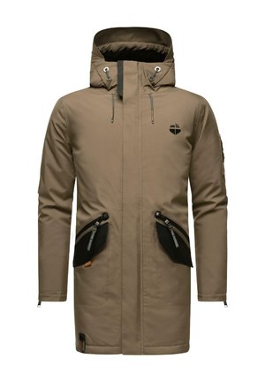 Winter coat - stone brown