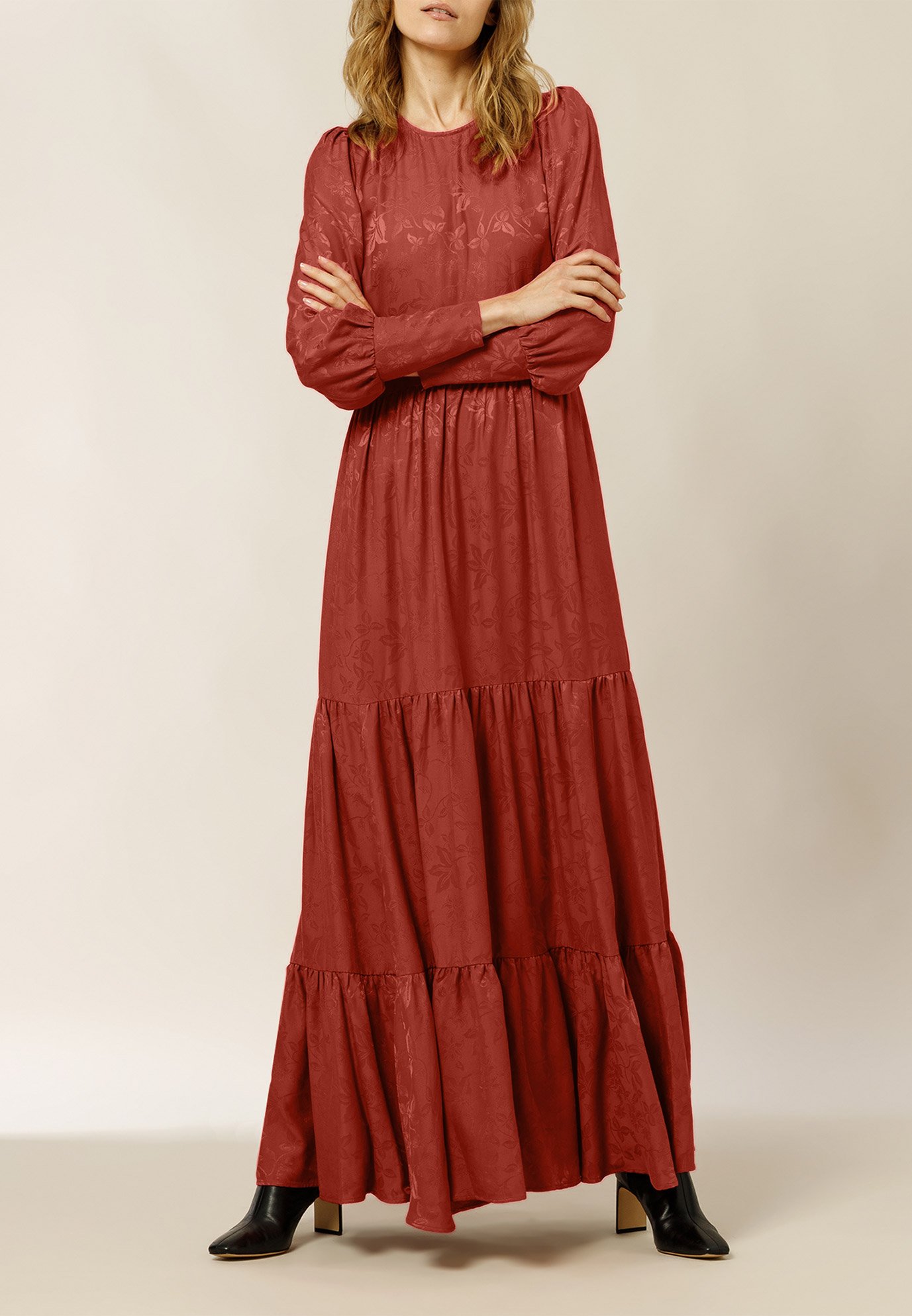 IVY OAK DONNA - Abito da sera - tuscan red/rosso - Zalando.it