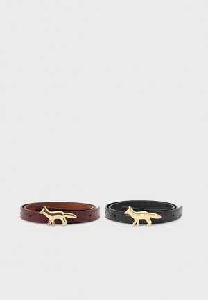 PROFILE FOX BELT 2 PACK - Ζώνη - mahogany red