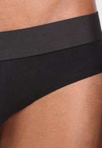 Zalando Essentials 3 PACK THONG - Slip - black