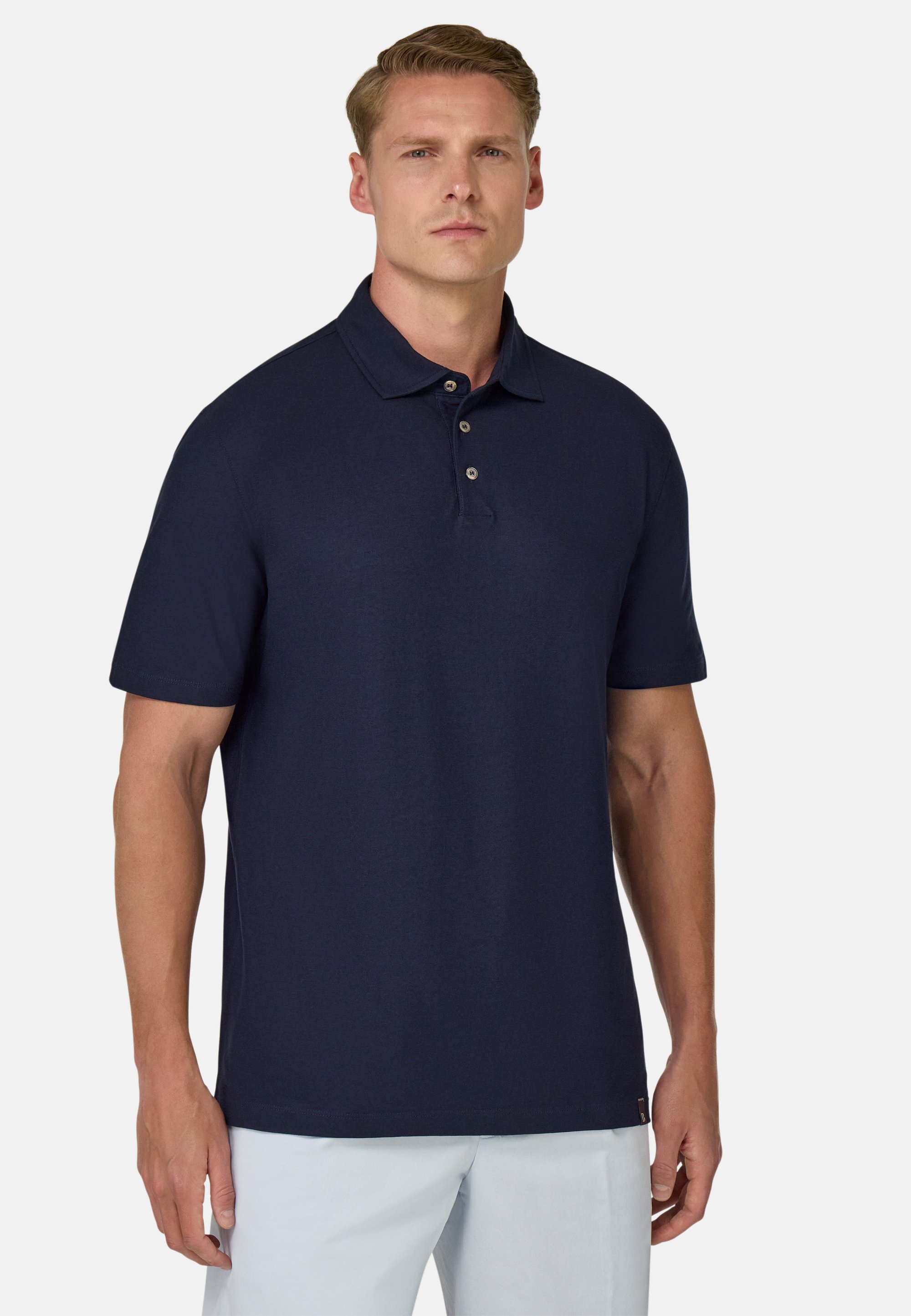 Boggi Milano Polo shirt navy blue/blue Zalando