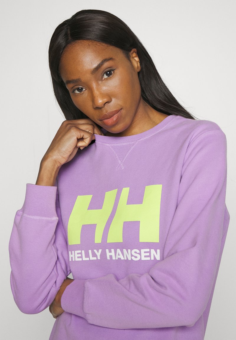 Helly Hansen LOGO CREW - Sweatshirt - lilac - Zalando.de